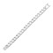 925 Silver Cast Lizard and Plain Curb Bracelet