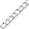 925 Silver Cast Curb Bracelet