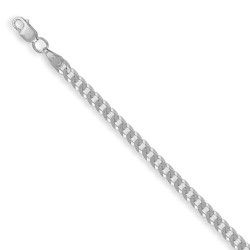 925 Sterling Silver Curb Chain Bracelet 925 Sterling Silver Curb Chain Bracelet