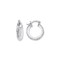 925 Silver Resin Set Hoop Earrings Earrimgs