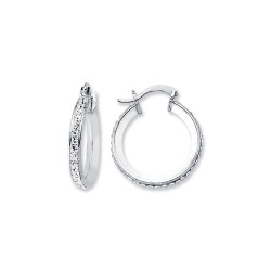 925 Silver Resin Set Hoop Earrings Earrimgs 925 Silver Resin Set Hoop Earrings Earrimgs