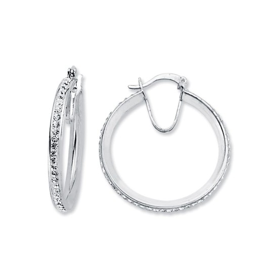 925 Silver Resin Set Hoop Earrings Earrimgs 925 Silver Resin Set Hoop Earrings Earrimgs