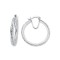 925 Silver Resin Set Hoop Earrings Earrimgs