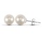 ladies 925 Sterling Silver 6-7mm freshwater pearl stud earrings.
