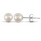 ladies 925 Sterling Silver 5-6mm freshwater pearl stud earrings.