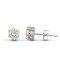 925 Silver 4mm Cubic Zirconia Stud Earrings