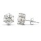 925 Silver 6mm Cubic Zirconia Stud Earrings