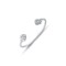 925 Sterling Silver CZ Set Heart Torque Baby / Childrens Bangle