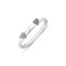 925 Sterling Silver CZ Set Twin Heart Expanding Baby / Childrens Bangle
