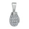 925 Silver CZ Set Boxing Glove Pendant