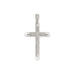 925 Silver CZ Set Cross 925 Silver CZ Set Cross