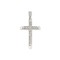 925 Silver CZ Set Cross