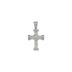 925 Silver CZ Set Cross
