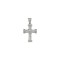 925 Silver CZ Set Cross