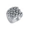 925 Silver Five Row Keeper Ring