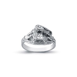 925 Silver Childs Saddle Ring