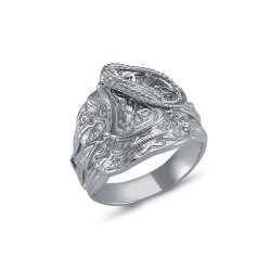 925 Silver Saddle Ring