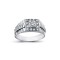 925 Silver CZ Set Solitaire Ring Watch Bracelet Shoulders