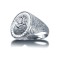 925 Silver Full Sovereign Ring