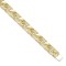 9ct Gold Cast Engraved & Polished Heavy Anchor Bracelet
