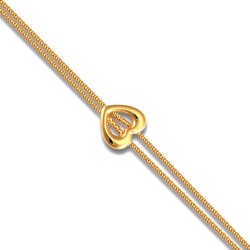 9ct Yellow Gold Popcorn Bracelet