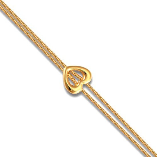 9ct Yellow Gold Popcorn Bracelet
