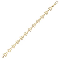 9ct Yellow Gold Celtic Knot Bracelet