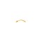 9ct Yellow 13mm Curved Coned Barbell (Eyebrow)