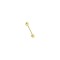 18ct Yellow 22mm Barbell (Tongue)