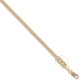 9ct Yellow Gold Diamond Cut Curb 2mm Gauge Pendant Chain
