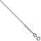 9ct White Gold Diamond Cut Concertina Trace 1.2mm Gauge Pendant Chain