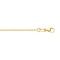 9ct Yellow Gold Concertina Trace 1.2mm Gauge Pendant Chain