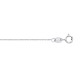 9ct White Gold Diamond Cut Trace 1.0mm Chain