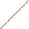 9ct Yellow Gold Square Byzantine 5.7mm Gauge Bracelet