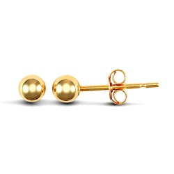 9ct yellow gold 3mm ball Stud Earrings