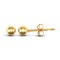 9ct yellow gold 3mm ball Stud Earrings