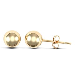 9ct yellow gold 5mm ball Stud Earrings