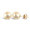 9ct yellow gold 8-8.5mm pearl stud earrings