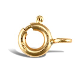 9ct Yellow Gold Open Bolt Ring
