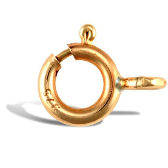 9ct Yellow Gold Open Bolt Ring