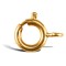 9ct Yellow Gold Open Bolt Ring