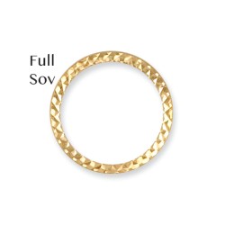 9ct Yellow Gold Full Sovereign Bezel