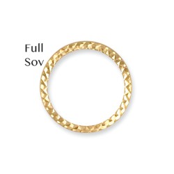 9ct Yellow Gold Full Sovereign Bezel