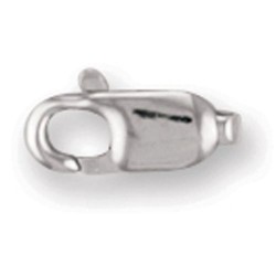 9ct White Gold Lobster Clasp