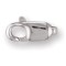 9ct White Gold Lobster Clasp