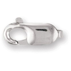 9ct White Gold Lobster Clasp