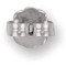 9ct White Gold Butterfly