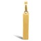 9ct Yellow Gold Plain Initial Pendant