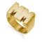 9ct Yellow Gold Initial Blank Ring
