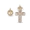 9ct Yellow Gold Masonic Ball - Silver interior